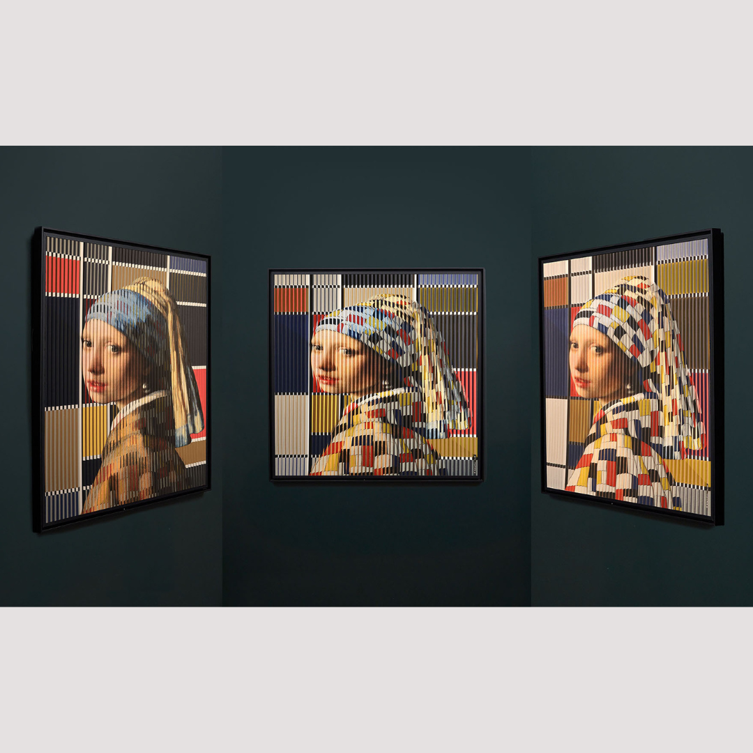 Patrick Rubinstein | Son oeuvre "La Jeune Fille en Mondrian"